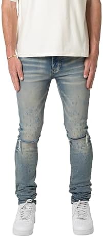 mnml Men's X43 Skinny Denim - Matte Black, 28 at Amazon Men's